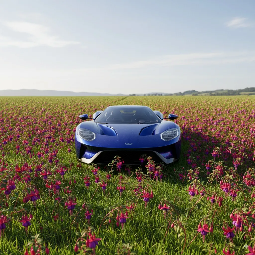 Ford GT "Fuschia" Edition Front